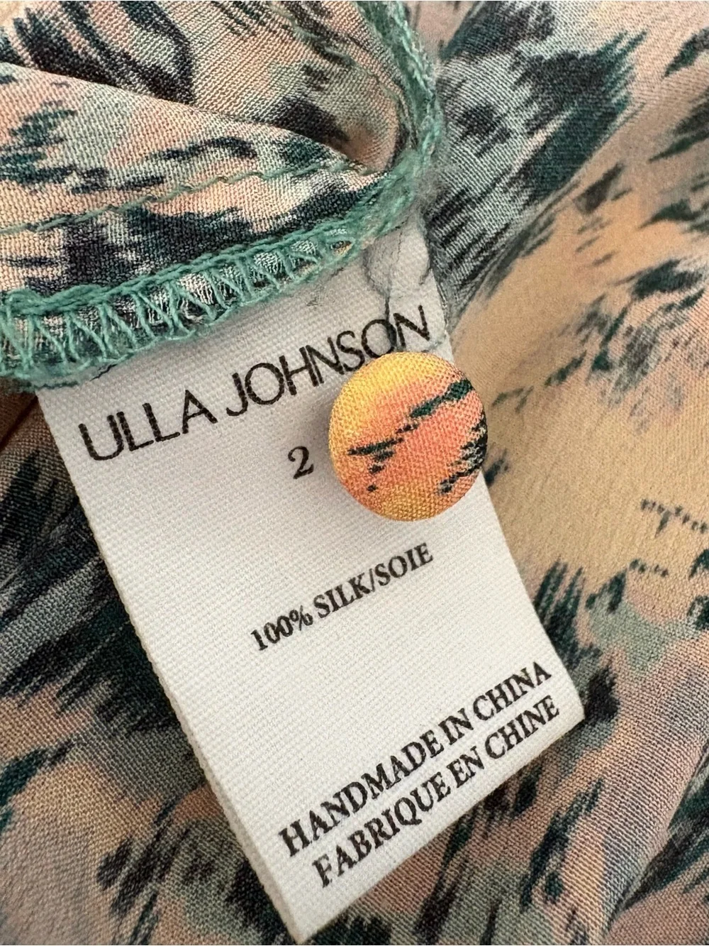 Ulla Johnson Elaine floral mini dress size 2- NWOT $650